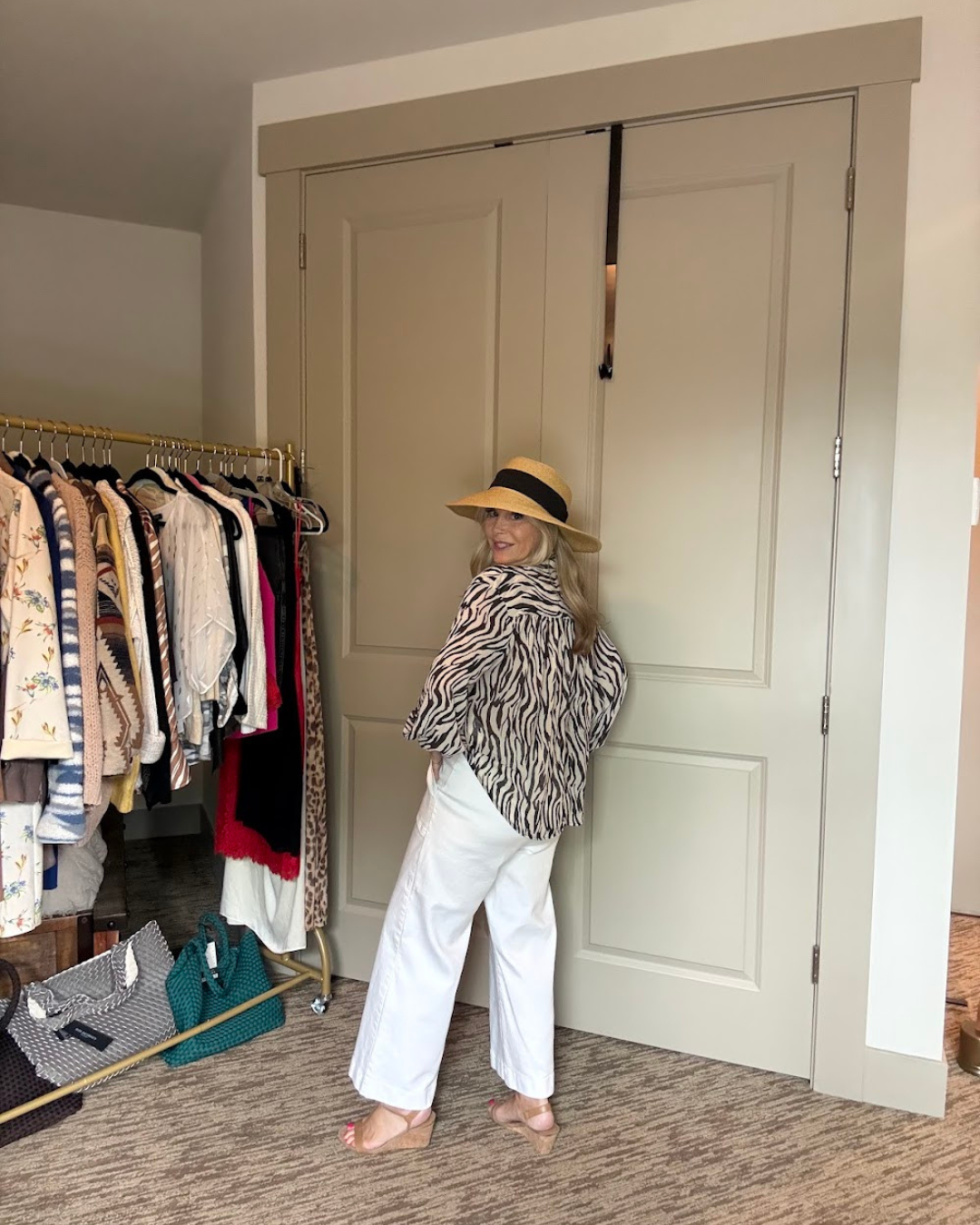 Zebra Free People Blouse