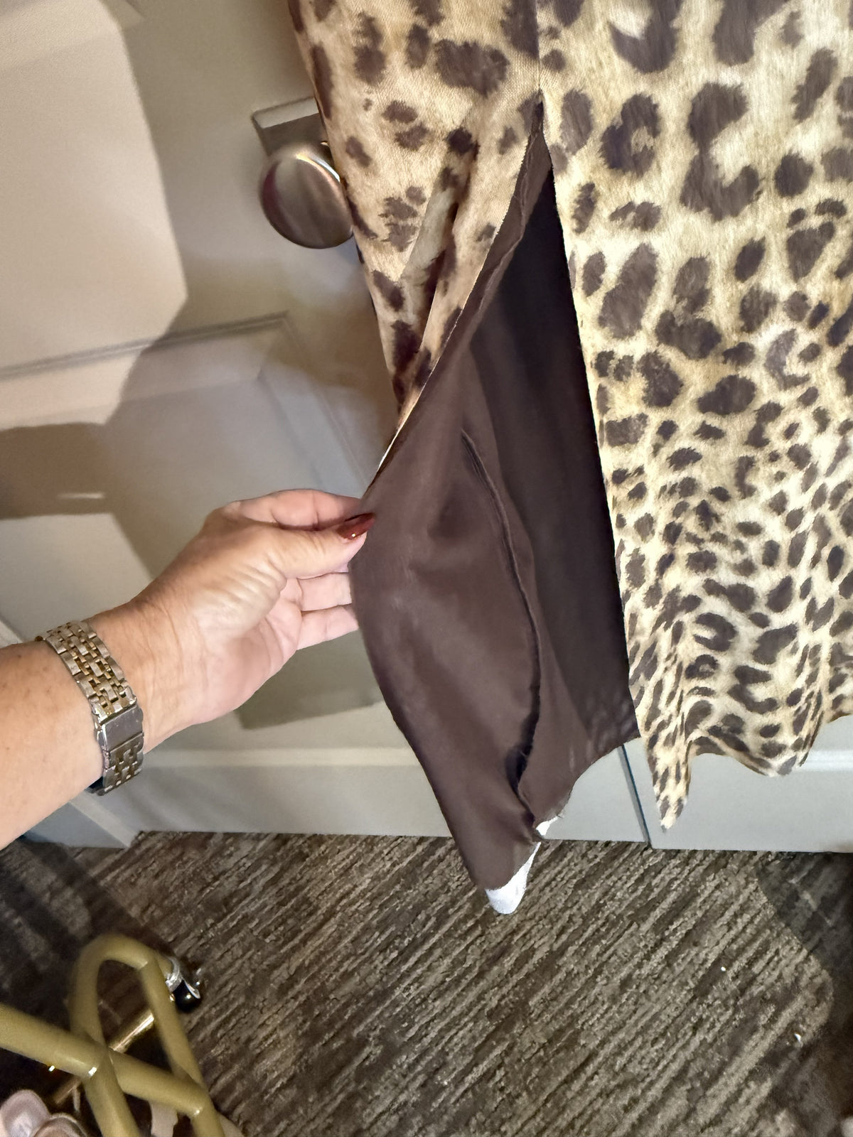 Zara Strapless Mesh Leopard print Maxi dress Sz MEDIUM